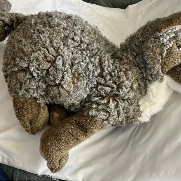 Folkmanis Coyote Full Body Puppet Gray Brown White Lifelike Plush 16" - Picture 8 of 10